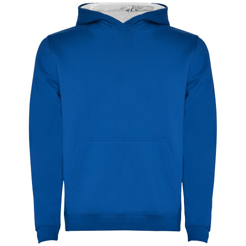 Sweat capuche 280gr promotionnel Enfant Urban ROLY Bleu royal et Blanc